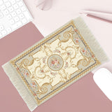 Maxbell Mouse Mat Rug Mouse Pad Mousepad Boho Cup Rug for Gaming Kitchen Table Decor 22cmx18cmx0.2cm Style E