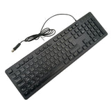 Maxbell Wired Keyboard French Layout Mute French Keyboard for PC Computer Convenient Black