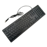 Maxbell Wired Keyboard French Layout Mute French Keyboard for PC Computer Convenient Black
