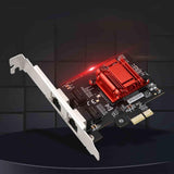 Maxbell Dual-port PCIe Gigabit Network Card 1000M for Freebsd Windows Window Server 1000M