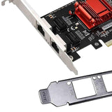 Maxbell Dual-port PCIe Gigabit Network Card 1000M for Freebsd Windows Window Server 1000M