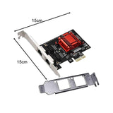 Maxbell Dual-port PCIe Gigabit Network Card 1000M for Freebsd Windows Window Server 1000M