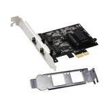 Maxbell Dual-port PCIe Gigabit Network Card 1000M for Freebsd Windows Window Server 2.5G