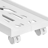 Maxbell Mobile CPU Stand Desktop Stand Sturdy Protective Durable Under Desk PC Tower White