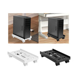 Maxbell Mobile CPU Stand Desktop Stand Sturdy Protective Durable Under Desk PC Tower White