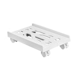 Maxbell Mobile CPU Stand Desktop Stand Sturdy Protective Durable Under Desk PC Tower White