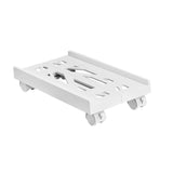 Maxbell Mobile CPU Stand Desktop Stand Sturdy Protective Durable Under Desk PC Tower White