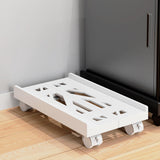 Maxbell Mobile CPU Stand Desktop Stand Sturdy Protective Durable Under Desk PC Tower White