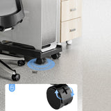 Maxbell Mobile CPU Stand Desktop Stand Sturdy Protective Durable Under Desk PC Tower Black