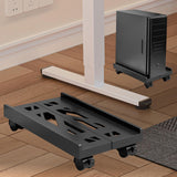 Maxbell Mobile CPU Stand Desktop Stand Sturdy Protective Durable Under Desk PC Tower Black