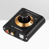 Maxbell Sound Card PC cm6642 DAC 24Bit/192KHz USB to 3.5mm 6.35mm Audio Jack Adapter