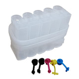 Maxbell DIY Continuous Ink Supply System 5 Color Ink Kits for Inkjet Printer Replaces