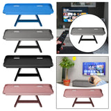 Maxbell TV Top Shelf Stable Monitor Top Shelf for Cellphone Stand Router Media Boxes Blue