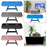 Maxbell TV Top Shelf Stable Monitor Top Shelf for Cellphone Stand Router Media Boxes Blue