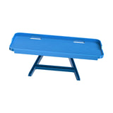 Maxbell TV Top Shelf Stable Monitor Top Shelf for Cellphone Stand Router Media Boxes Blue