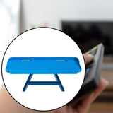 Maxbell TV Top Shelf Stable Monitor Top Shelf for Cellphone Stand Router Media Boxes Blue