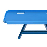 Maxbell TV Top Shelf Stable Monitor Top Shelf for Cellphone Stand Router Media Boxes Blue