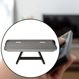 Maxbell TV Top Shelf Stable Monitor Top Shelf for Cellphone Stand Router Media Boxes Grey