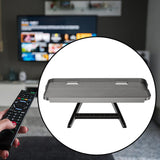Maxbell TV Top Shelf Stable Monitor Top Shelf for Cellphone Stand Router Media Boxes Grey