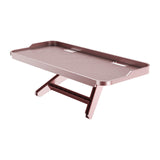 Maxbell TV Top Shelf Stable Monitor Top Shelf for Cellphone Stand Router Media Boxes Rose Gold