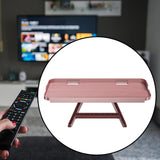 Maxbell TV Top Shelf Stable Monitor Top Shelf for Cellphone Stand Router Media Boxes Rose Gold