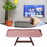 Maxbell TV Top Shelf Stable Monitor Top Shelf for Cellphone Stand Router Media Boxes Rose Gold