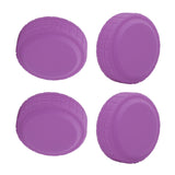 4x Travel Suitcases Wheel Cover Soft Lightweight Silent Luggage Wheel Covers Violet