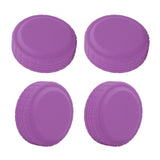 4x Travel Suitcases Wheel Cover Soft Lightweight Silent Luggage Wheel Covers Violet