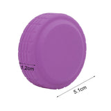4x Travel Suitcases Wheel Cover Soft Lightweight Silent Luggage Wheel Covers Violet