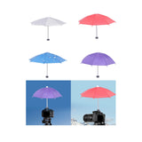 Maxbell 10.6inch DSLR Camera Hot Shoe Umbrella Accessory Lightweight Shade Protector Silvery