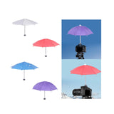 Maxbell 10.6inch DSLR Camera Hot Shoe Umbrella Accessory Lightweight Shade Protector Silvery