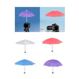 Maxbell 10.6inch DSLR Camera Hot Shoe Umbrella Accessory Lightweight Shade Protector Silvery