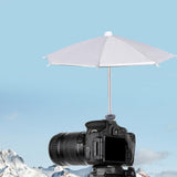 Maxbell 10.6inch DSLR Camera Hot Shoe Umbrella Accessory Lightweight Shade Protector Silvery