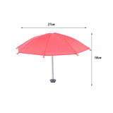 Maxbell Maxbell 10.6inch DSLR Camera Hot Shoe Umbrella Accessory Lightweight Shade Protector Red