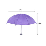 Maxbell 10.6inch DSLR Camera Hot Shoe Umbrella Accessory Lightweight Shade Protector Purple