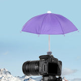 Maxbell 10.6inch DSLR Camera Hot Shoe Umbrella Accessory Lightweight Shade Protector Purple