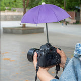 Maxbell 10.6inch DSLR Camera Hot Shoe Umbrella Accessory Lightweight Shade Protector Purple