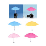 Maxbell 10.6" Umbrella for Camera with Hot Shoe Mount Simple Installation Waterproof Light Blue