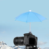 Maxbell 10.6" Umbrella for Camera with Hot Shoe Mount Simple Installation Waterproof Light Blue