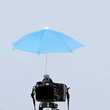 Maxbell 10.6" Umbrella for Camera with Hot Shoe Mount Simple Installation Waterproof Light Blue