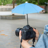 Maxbell 10.6" Umbrella for Camera with Hot Shoe Mount Simple Installation Waterproof Light Blue