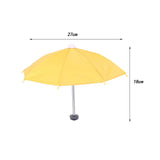 Maxbell 10.6" Umbrella for Camera with Hot Shoe Mount Simple Installation Waterproof Yellow