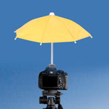 Maxbell 10.6" Umbrella for Camera with Hot Shoe Mount Simple Installation Waterproof Yellow