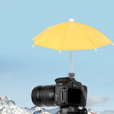 Maxbell 10.6" Umbrella for Camera with Hot Shoe Mount Simple Installation Waterproof Yellow