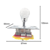 Maxbell Maxbell LED Arcade Illuminated Joystick Repair Diy Colorful Joystick Grip Switchable