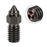 Maxbell Maxbell 3D Printer High Speed Nozzle Easy to Install Reliable Spare Part Replacement 0.4mm 3 Holes