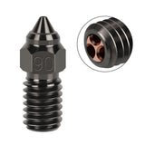 Maxbell Maxbell 3D Printer High Speed Nozzle Easy to Install Reliable Spare Part Replacement 0.6mm 3 Holes