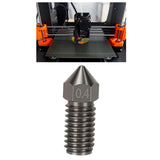 Maxbell 3D Printer Nozzle High Performance Smooth Inner Wall Easy Installation 0.4mm Stainless Steel