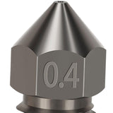 Maxbell 3D Printer Nozzle High Performance Smooth Inner Wall Easy Installation 0.4mm Stainless Steel