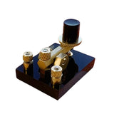 Maxbell Mini CW Morse Code Key Universal for Beginners Broadcast Enthusiasts Camping